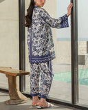 Stylish Printed Shirt and Trouser Set - 2 Pcs