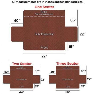 7 Seater Cotton Quilted Sofa Covers