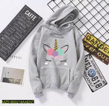 Women's Stitched Fleece Printed Hoodie, Pack Of 2 - Grey & White