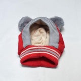 1 Pc Canvas Plain Beanie And Neck Warmer 1