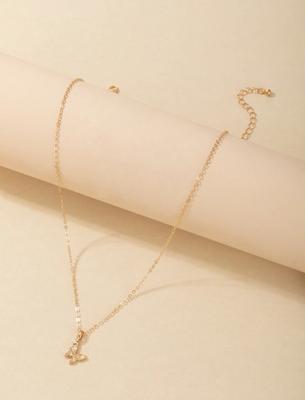 Butterfly Hanging Gold Plated Pendant