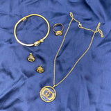 Golden Plated Necklace Set