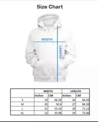 1 Pc Women's Stitched Fleece Printed Pullover Hoodie