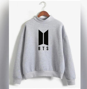 1 Pc Women's Stitched Fleece Printed Sweat Shirt