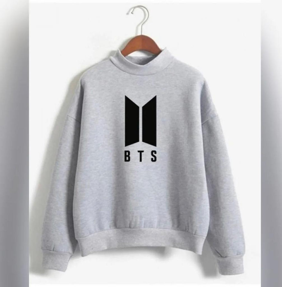 1 Pc Women's Stitched Fleece Printed Sweat Shirt