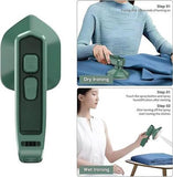 Compact Green Mini Ironing Machine - 1 Pc for Effortless Pressing