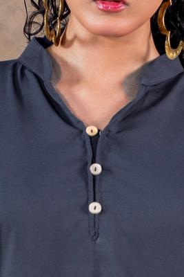 Zinc Grey Co-ord Set for Effortless Style and Comfort EW-000365