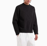 Classic Men's Full Sleeve Cotton Sweater - 1 Pc in Black