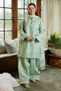 3 Pcs Women's Unstitched Embroidered Suit