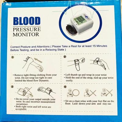 Adjustable Settings To Accommodate Individual Preferences Blood Pressure Monitor