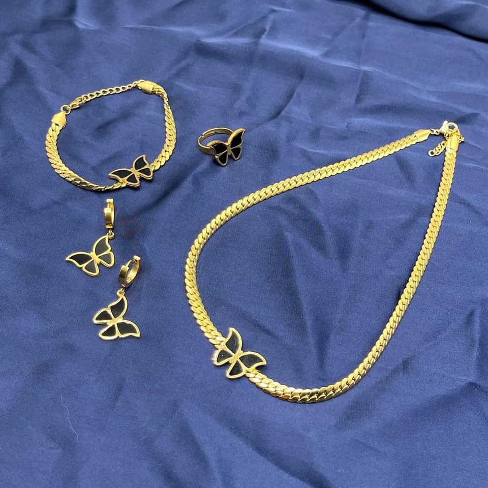 Golden Plated Necklace Set